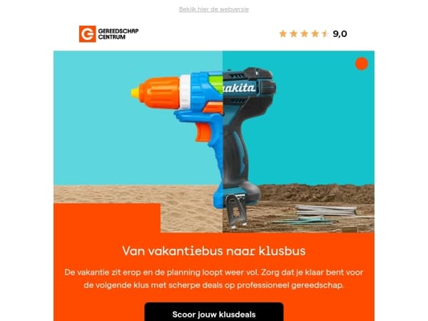 De bouwvak zit er (bijna) op. Tijd om gas te geven