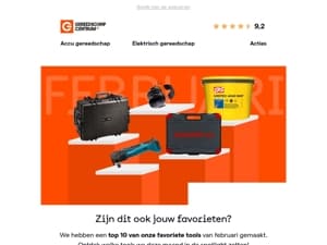 Speciale toppers geselecteerd