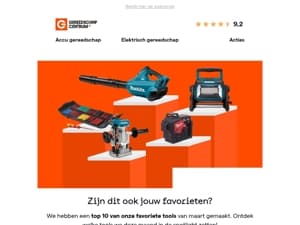 Speciale toppers geselecteerd
