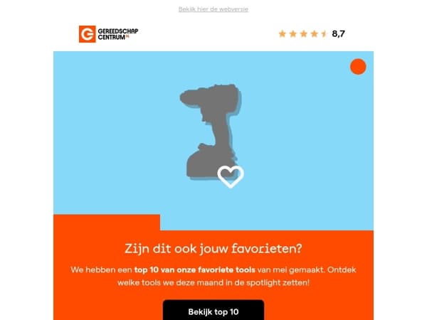 Onze top 10 favoriete tools van de maand