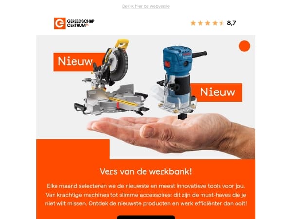 Ontdek de nieuwste tools van deze maand