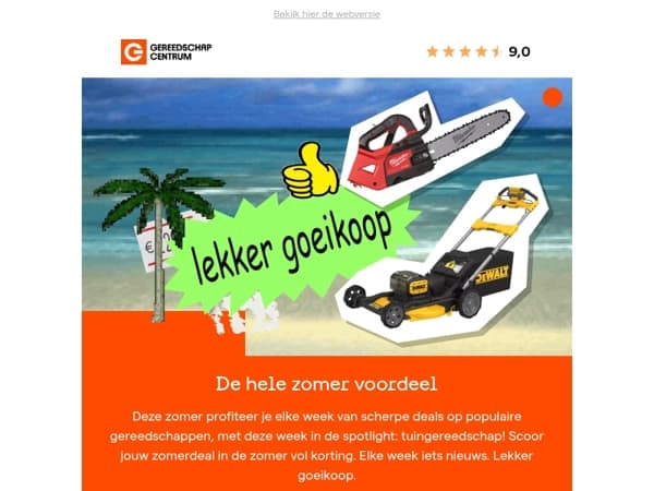 Deze week lekker goeikoop: tuingereedschap