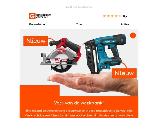 Ontdek de nieuwste tools van deze maand