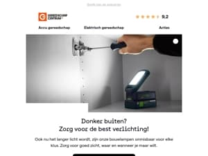 Licht op de zaak