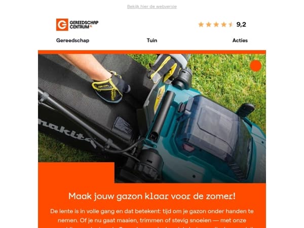Word een echte gazonbaas met deze deals