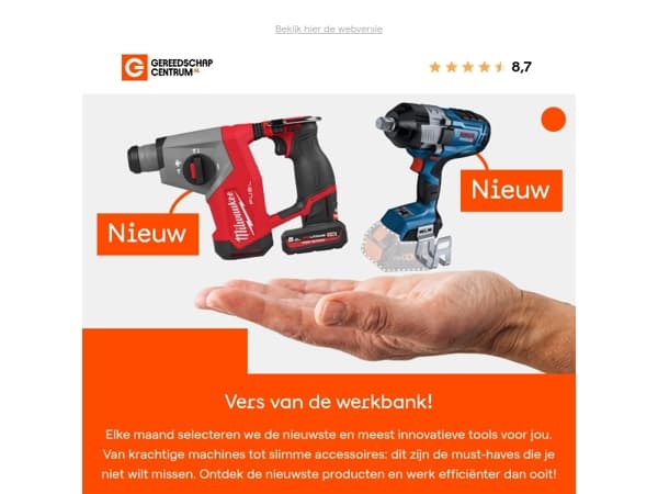 Ontdek de nieuwste tools van deze maand