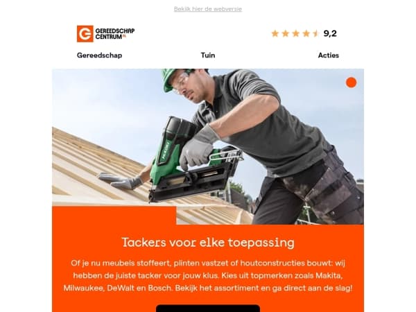 Klaar voor elke klus: kies de juiste tacker!