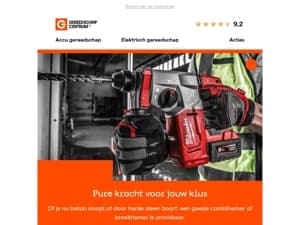 Maximale kracht met de beste combi- en breekhamers