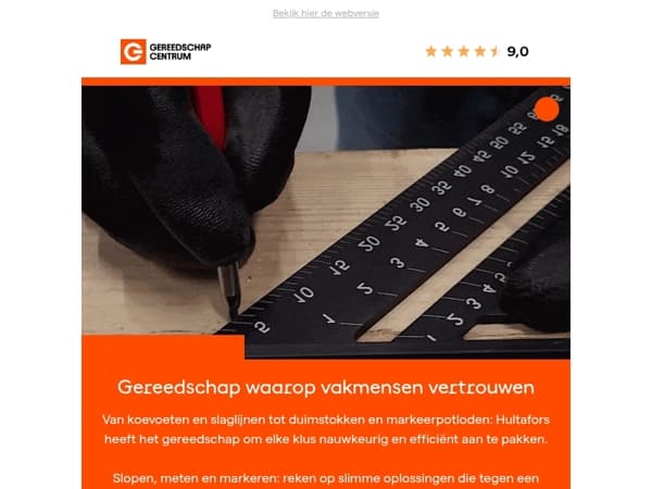 Ontdek slimme tools en meetgereedschap van Hultafors