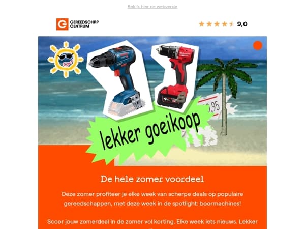 Deze week lekker goeikoop: boormachines