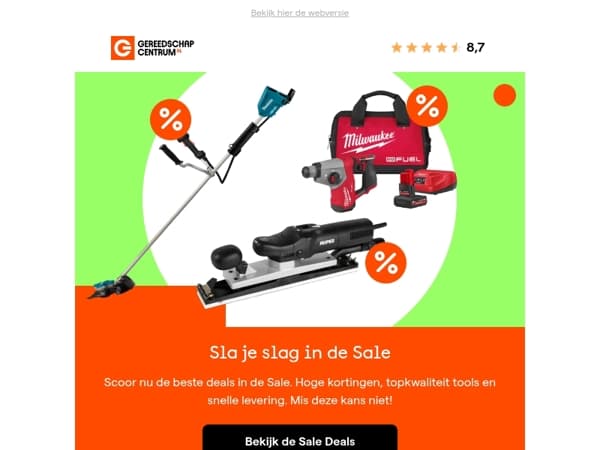 Scoor de scherpste deals in de Sale