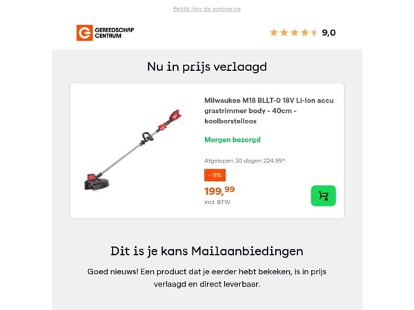 Nu in prijs verlaagd