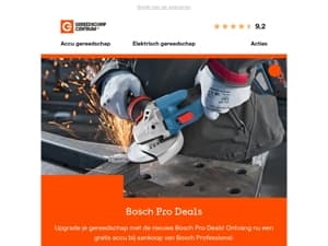 Ontdek de nieuwe Bosch Pro Deals!