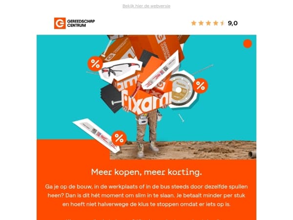 Meer kopen, meer korting. Pak bulkvoordeel op geselecteerde producten