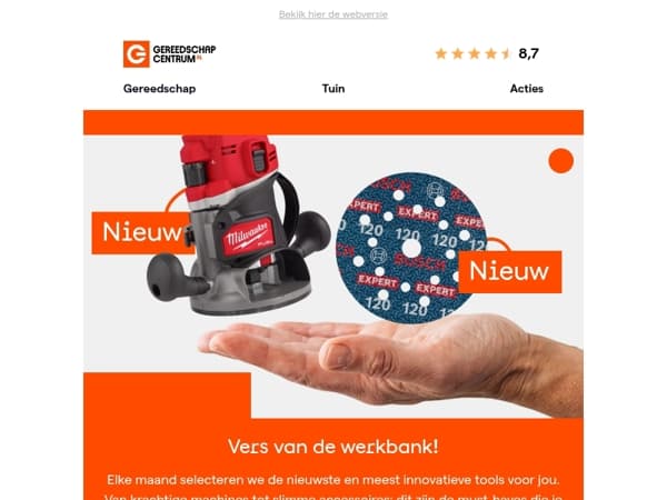 Ontdek de nieuwste tools van deze maand