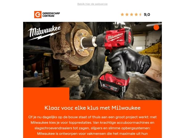 Milwaukee: professioneel gereedschap voor elke klus