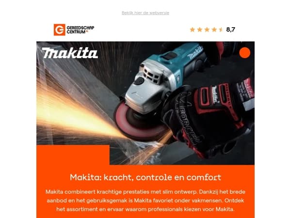 Makita: kracht voor professionals
