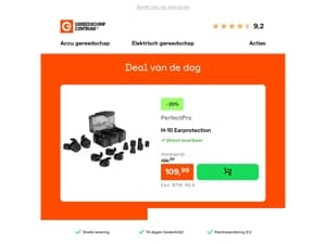 Deal van de dag: - 20% op PerfectPro H-10 Earprotection