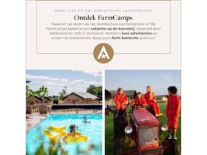 Ontdek het boerenleven en overnacht in ingerichte safaritenten bij FarmCamps! 🐑🚜