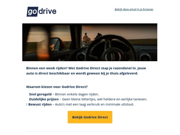 Met spoed een auto nodig?