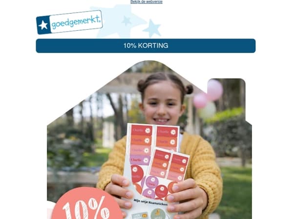 ★ Voor alle spullen de juiste labels in huis 🏠️ 10% korting op alles!