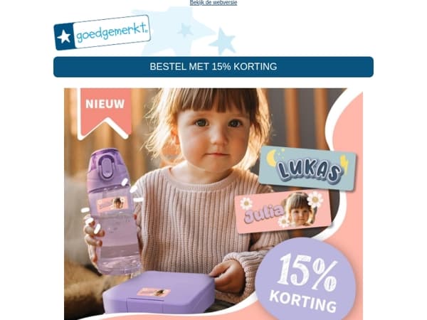 ★ Ontwerp je eigen stickers 😍 nu met 15% korting!