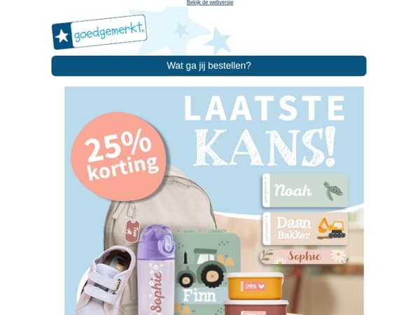 ★ 25% KORTING 🤑🔥 Mis het niet!