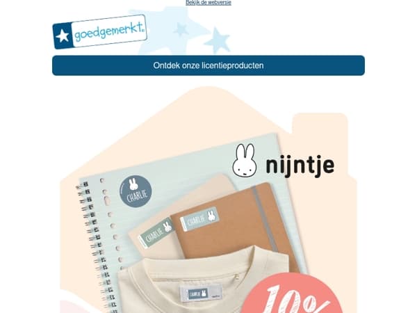 ★ Nu 10% korting op onze licentieproducten 💛