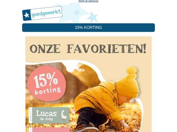 ★ Nog 2 dagen: 15% KORTING 🤑