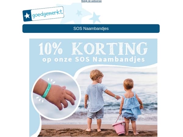 ★ , 10% KORTING op alle SOS Naambandjes 🙌😍