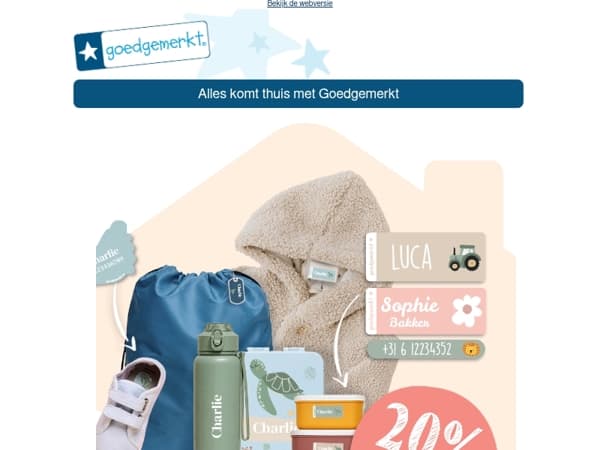 ★ Nog 2 dagen: 20% KORTING 🤑