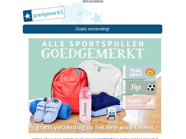 ★ Nog 2 dagen: GRATIS VERZENDING op het hele assortiment! ⏰✉️