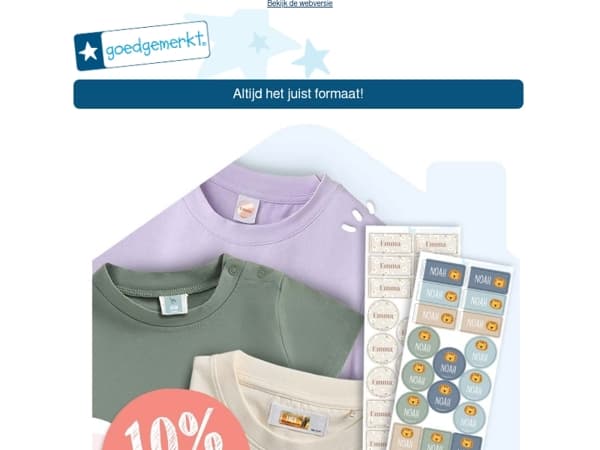 ★ Ontdek onze Kledingsticker Voordeelset + Super Deal! 😍