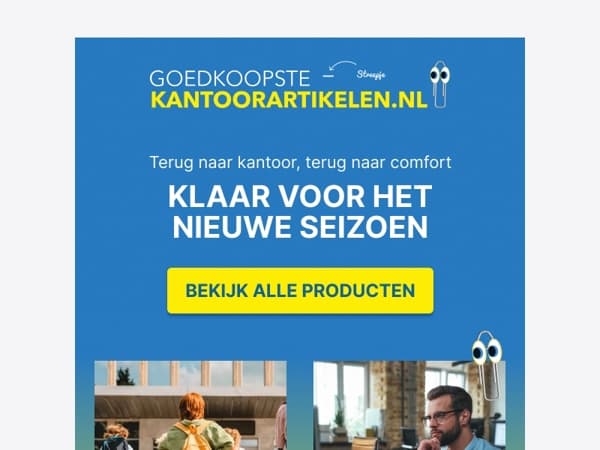 Terug naar kantoor, terug naar comfort
