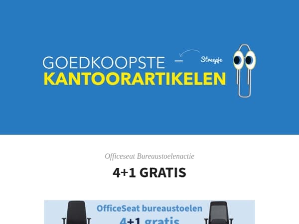 5e OfficeSeat bureaustoel gratis