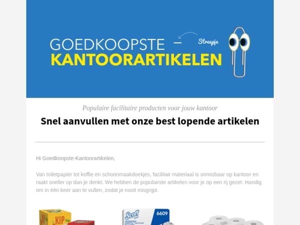 Facilitaire favorieten die nooit mogen ontbreken