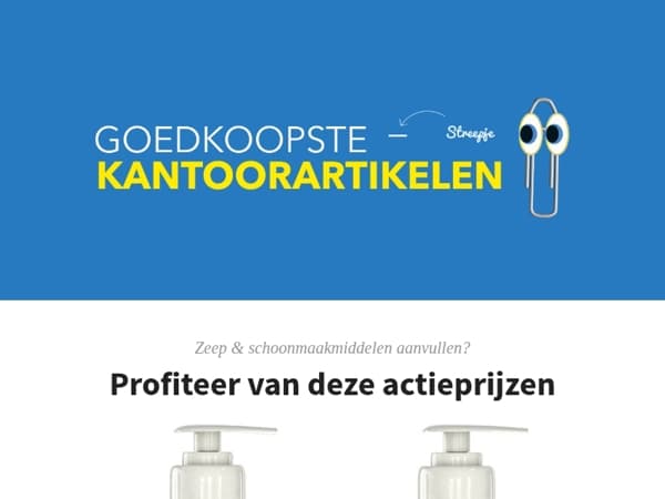 Actieprijzen op schoonmaakmiddelen 🧼
