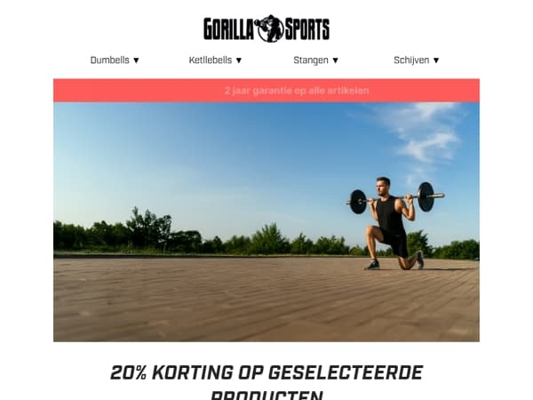 Summer sale: 20% korting op geselecteerde items 🌞