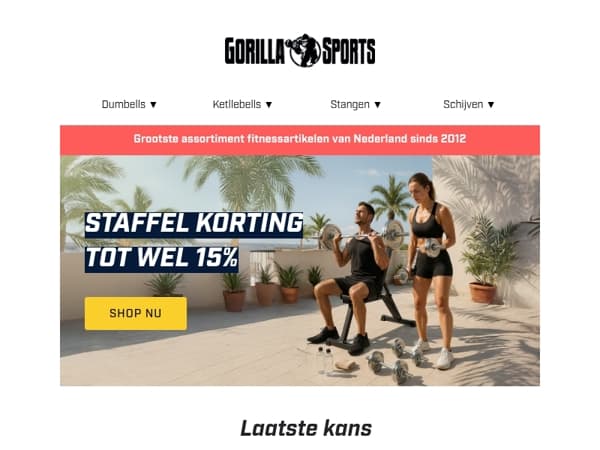 Laatste kans! Zomer bulk korting tot wel 15%