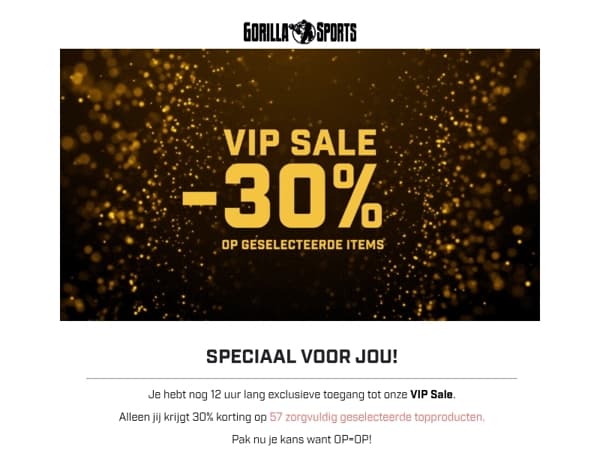 VIP korting eindigt vanavond om 23:59