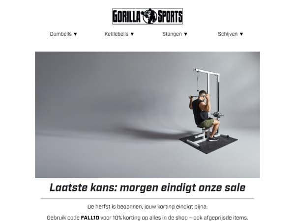 Laat je voordeel niet vallen 🍂