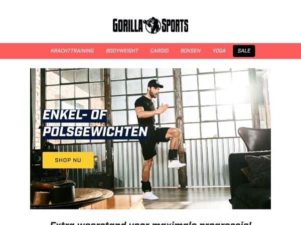 Meer weerstand, meer resultaat – enkel- en polsgewichten!