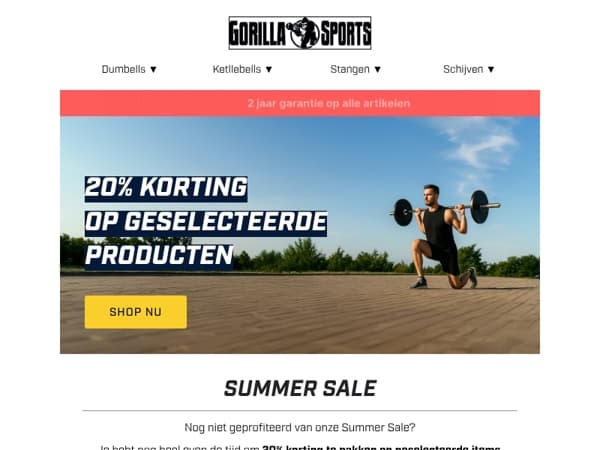 😎 20% korting op geselecteerde items
