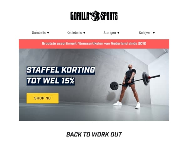 Laatste kans op tot 15% korting