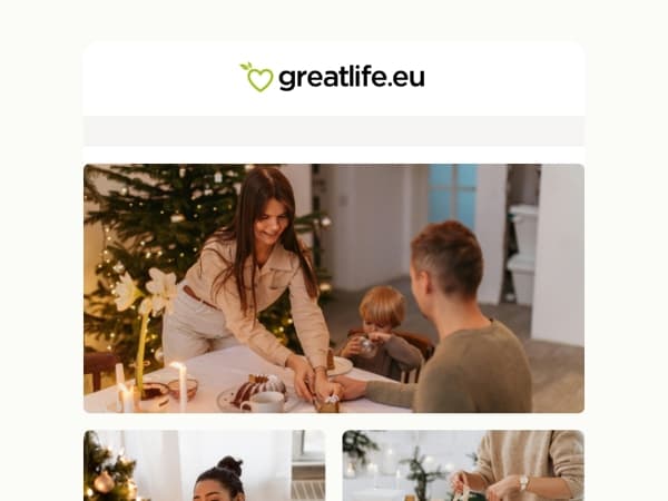 Reduce stress levels for a more peaceful Christmas 💫 | Greatlife.eu 💚