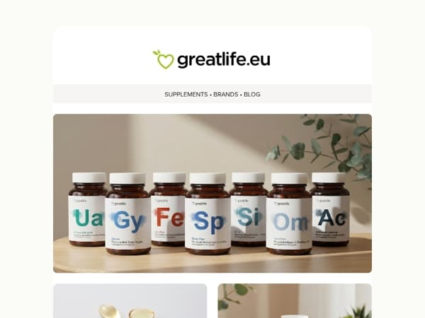 New arrivals! Now at reduced launch prices | Greatlife.eu 💚