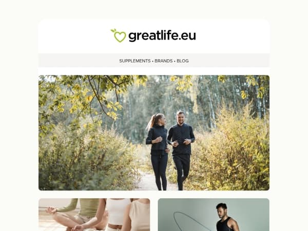 Kickstart your training & new routines | Greatlife.eu 💚