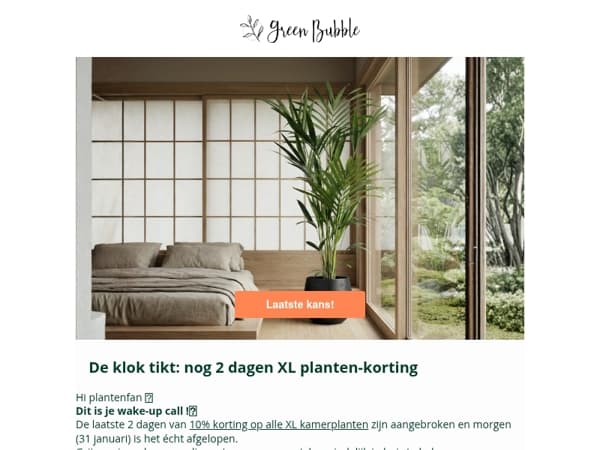 🚨 KORTING EINDIGT MORGEN