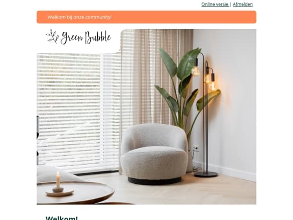 Welkom bij Green Bubble! 🌱
