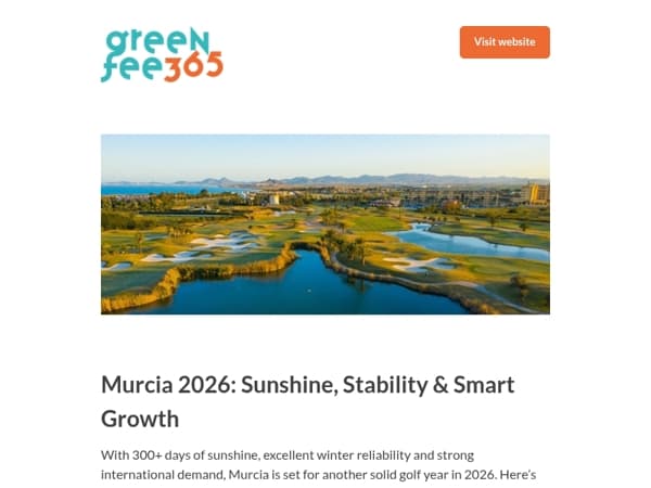 Murcia 2026 Golf Forecast: Growth, Upgrades & Sunshine